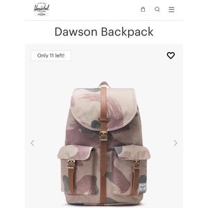Herschel Camo Backpack NWT